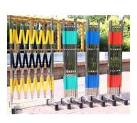 Barrière de sécurité extensible et rétractable - Clôture extérieure portable pour un contrôle efficace de la foule et des avertissements de sécurité