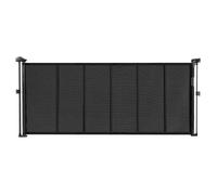 Barrière de Sécurité Extensible Jusqu’à 180 cm-VEVOR-Hauteur 87 cm-Barrière Rétractable pour Chiens-Escaliers Portes