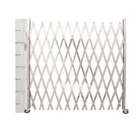 Barrière de sécurité Extensible Pliante à Ciseaux avec Roues, barrière de Circulation rétractable, barrière Industrielle pour écoles et centres commerciaux, Porte de clôt