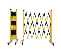 Barrière de sécurité extensible pour allée - Barrière de sécurité mobile rétractable, clôture de circulation en fibre de verre pour la sécurité des parkings industriels, conception en accord