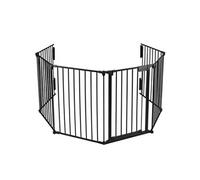 VOUNOT Barriere de securite Grande Version 3.6M 6 Panneaux noire