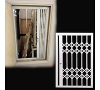 Barrière de sécurité intérieure Pliable et réglable pour fenêtres - 61 x 122 cm, 71 x 152 cm, 91 x 152 cm - Grille de Protection pour Animaux de Compagnie, barrière de sécurité pour Chien, g