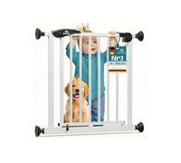 Barrière de sécurité - KIDIZ - 102-115 cm - Sans perçage - Orientable double sens - Petite porte animaux