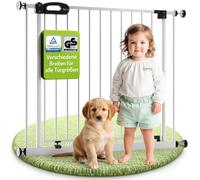 Barrière de sécurité Merle | A Clipser | 90 Stop | Fermeture Automatique | Barrière de sécurité en métal | Barrière d'escalier à Clipser pour bébé | Largeur : 95-103 cm