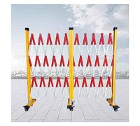 Barrière de sécurité mobile, barrière de sécurité rétractable, barrière métallique industrielle extensible, barrières de rue mobiles portables, clôture de sécurité avec portail pliant et pou