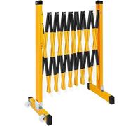 Barrière de sécurité mobile industrielle rétractable en métal extensible pour la sécurité des piétons