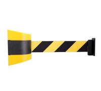 Barrière de Sécurité Murale Rétractable Pour Contrôle Des Foules, Barrière de Sécurité Pour Files D'Attente de 2/3/5/10 M Pour Banques, Hôtels, Aéroports/2M/6.5Ft