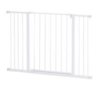 PawHut - barrière - Métal - 107x4x76cm - Blanc