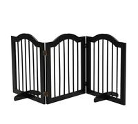 PawHut - Barrière de sécurité - MDF - 154.5x29.5x61cm - Noir