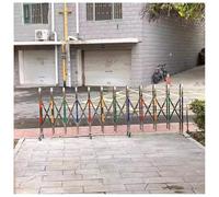 Barrière de sécurité pliable avec roulettes, barricade industrielle extensible pour allée et clôture extérieure