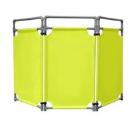 Barrière de sécurité pliable, barrière portable en PVC à 3 panneaux pour le contrôle de la foule, les réparations d'ingénierie et les portails de sécurité de prudence