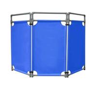 Barrière de sécurité pliable, barrière portable en PVC à 3 panneaux pour le contrôle de la foule, les réparations d'ingénierie et les portails de sécurité de prudence