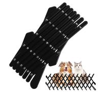 Barrière de sécurité pliable pour fenêtre de voiture - Empêche les animaux de sauter à l'extérieur - Barrière de sécurité pour tous les types de véhicules