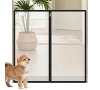 Barrière de sécurité portable pour chien 90 x 90 cm sans perçage | Crée des limites sécurisées sans perçage en utilisant un maillage portable léger adapté à la protection quotidienne de la