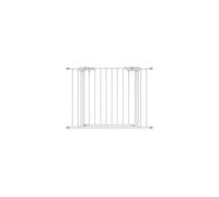 VOUNOT® Barrière de Sécurité Extensible 100-108cm Fermeture Auto et Magnétique sans Perçage Barrière à Pression pour Bébé et Chiens pour escaliers et Porte Hauteur 74cm Métal Blanc