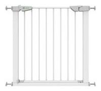 Barriere de securite porte et escalier 75-84cm blanc pour animaux blanc G