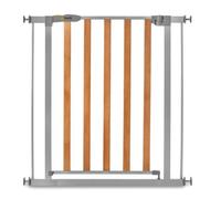 Barrière de sécurité pour bébé - HAUCK - Woodlock 2 - Bois - Fixation à pression - Ouverture des deux côtés