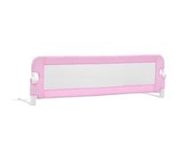 Barrière de sécurité pour bébé - Rose - 120 x 42 cm - Pour lit et porte - Polyester - Montage facile - Sécurité enfant stable