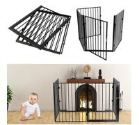 Barrière de Sécurité pour Cheminée Willonin® 240cm - Noir - Réglable - Pare-feu