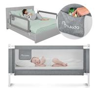 Barrière de sécurité pour lit, barrière de sécurité, verrou, 160 cm, Nukido NK-2