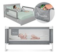 Barrière de sécurité pour lit, barrière de sécurité, verrou, 180 cm, Nukido NK-2