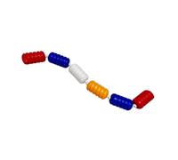 Barrière de sécurité pour piscine, kit de flotteurs pour plage et parc aquatique, séparateur profond/peu profond, flottabilité élevée, câble métallique résistant, 1 mètre, équipement de sécu