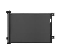 Barrière de sécurité Relaxdays, extensible jusqu'à 3 m, montage par perçage, protection enfants, noir