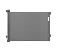 Barrière de sécurité Relaxdays, Grille Extensible jusqu'à 3 m, Montage par perçage, Protection Enfant, escalier, Gris