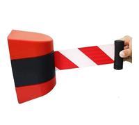 Barrière De Sécurité Rétractable À Cordon, Fixation Murale Télescopique, Avec Accessoires De Montage, Cordon De Sécurité De 2/3/5/10 M, Disponible En Trois Couleurs, Aéroports, Banques(Red,5m)