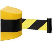 Barrière de sécurité rétractable à Fixation Murale avec boîtier en ABS, pour barrière de contrôle des foules, cloison de séparation en Corde pour Guide, résistante à l'usure,