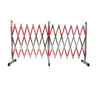 Barrière de sécurité rétractable en acier inoxydable - 2,5 m - Garde-corps mobile portable pour écoles, garages, centres commerciaux - Barrière de circulation pour plus de sécurité et de sécurité
