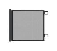 Barrière De Sécurité Rétractable for Animaux Compagnie À Larges Mailles SûR Et Rassurant(S 78x110cm)