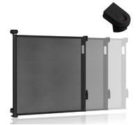 Barrière de sécurité rétractable - LIONELO Thea - 85 x 145 cm - Pas de seuil - Noir