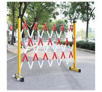 Barrière De Sécurité Rétractable Portable, Portail Temporaire Mobile Flexible, Barrière De Sécurité Facile À Assembler, For Les Événements De Construction(300cm)