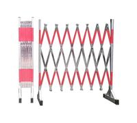Barrière de sécurité routière, 1 garde-corps mobile avec roulettes, idéal pour les parkings scolaires, les autoroutes et les centres commerciaux - Taille : 600 cm de long - Améliore la sécurité du