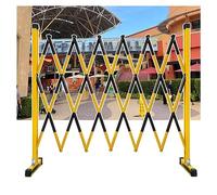 Barrière de sécurité routière, Barrière de circulation rétractable for allée, portillon à ciseaux portable et pliable for la construction de garages routiers extérieurs(L 300cm/9.8ft)