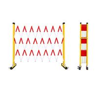 Barrière de sécurité routière, Barrière de contrôle des foules temporaire for parc/jardin technologique, cour d'école, garage, barrière de circulation rétractable(1.2m x 5m/3.9ft x 16.4ft)