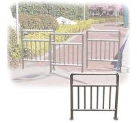 Barrière de sécurité routière en acier inoxydable, barrière de séparation de véhicule piéton pour allée, garage, allée, route, parking