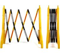 Barrière de sécurité routière, Portail de sécurité portable à bande réfléchissante rempli d'eau, barrière de sécurité pliable de 96 cm de haut