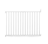 Geuther 4710 WE 4710 Grille de protection de porte pivotante en métal sans barrière, plage de réglage de 60 à 107 cm, blanc, 3,64 kg