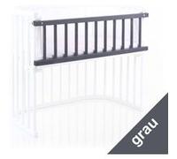 Barriere de securite Wenge gris verni Cododo Babybay Maxi / Boxspring Gris G