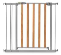 Barrière de sécurité Woodlock 2 + extension 9cm - Bois et gris G