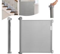 Barrière de sécurité YARDIN Barrière de sécurité extensible pour bébés et animaux domestiques, Barrière de sécurité bébé avec enrouleur, adaptée aux escaliers/portes/intérieur et extérieur (0-150cm, 8