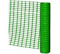 Barrière de signalisation plastique verte 1mx50ml