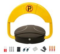 Barrière de stationnement automatique, verrou de place de parking amovible, bloqueur de parking avec télécommande, bande réfléchissante, fonctions d'alarme du verrou de stationnem Storage battery 512