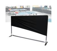 Barrière De Terrain 55,1 X 28,3 Pouces, Noire, for Tennis Table, Portable, for Pickleball, for Communauté Terrains Jeux(140x72cm/8pieces)