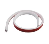 Barrière d'eau en silicone montée au sol pour définition des limites de zones humides dans les salles de bains résidentielles et commerciales contemporaines (blanc 100 cm)