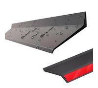 Barrière d'eau pour fenêtre - Protection contre la pluie - Imperméable - Déflecteur de porte clignotant - Résistant aux intempéries et au soleil