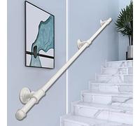 Barrière D'Escalier Moderne Kit de Supports Complets En Fer Forgé En Métal Barrière de Main 30-600Cm Barrière D'Escalier Montée Au Mur Pour Les Étapes/1Ft/30Cm