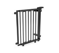 Barrière d'escalier pivotante en bois noir 67-107